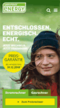 Mobile Screenshot of greenpeace-energy.de